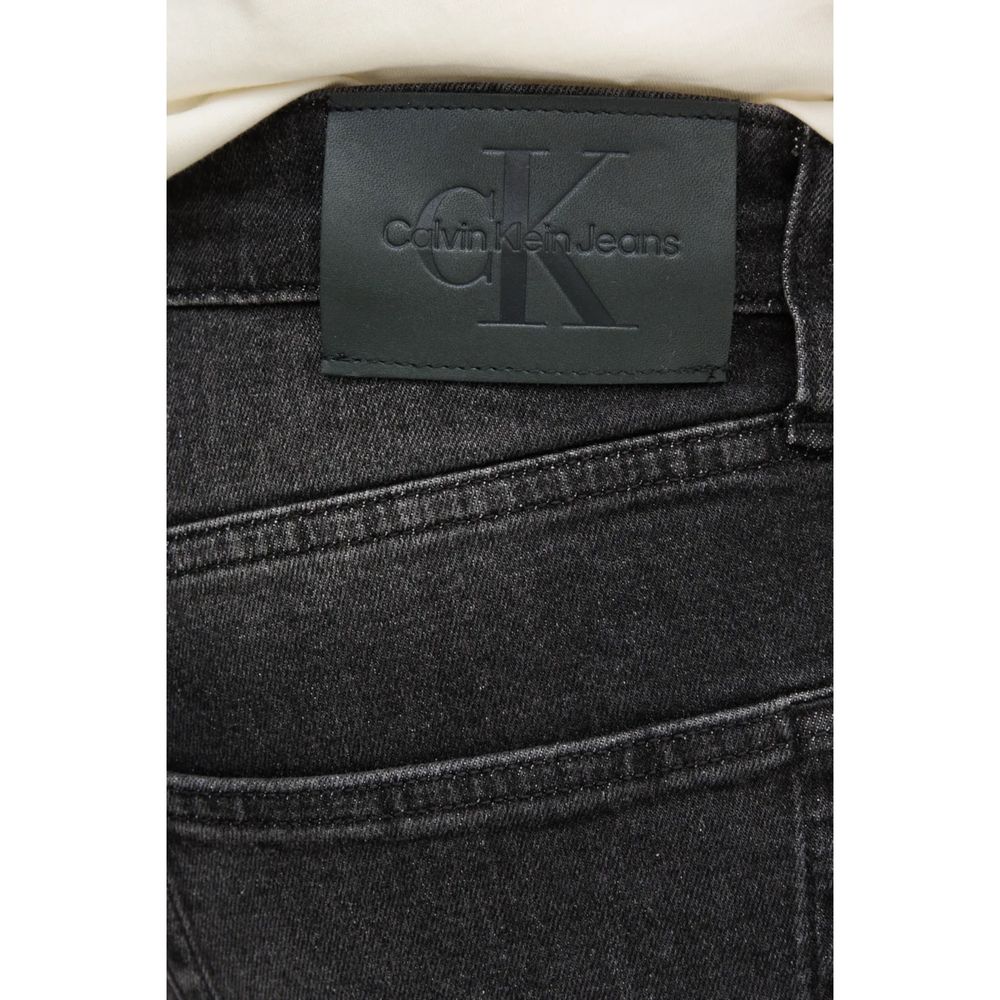 Black Cotton Relaxed Fit Jean