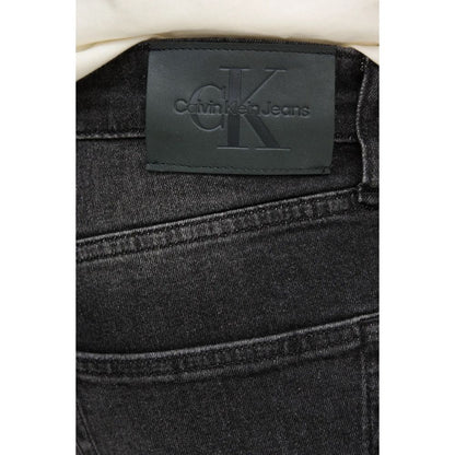 Black Cotton Relaxed Fit Jean