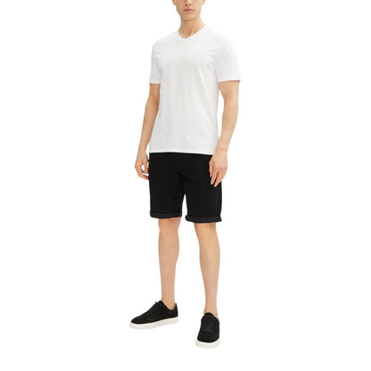 Black Cotton Bermuda