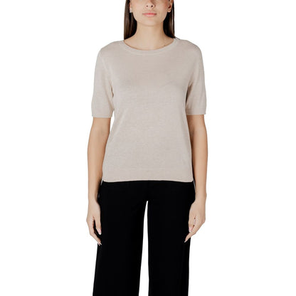 Beige Viscose Sportswear