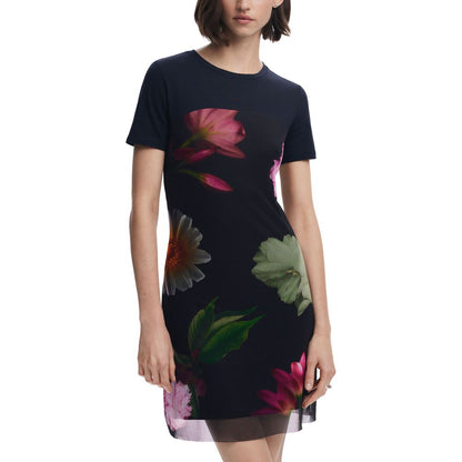 Black Polyester Short