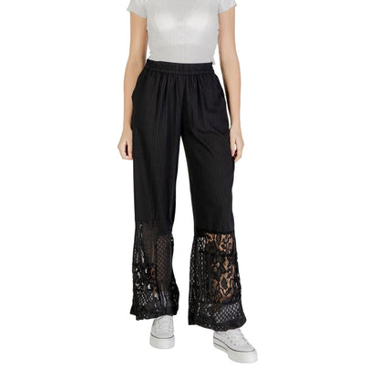 Black Cotton Pant