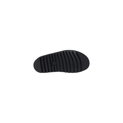 Black Leather Platform