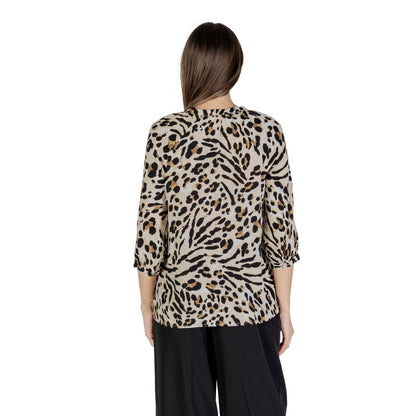Beige Viscose Shirt