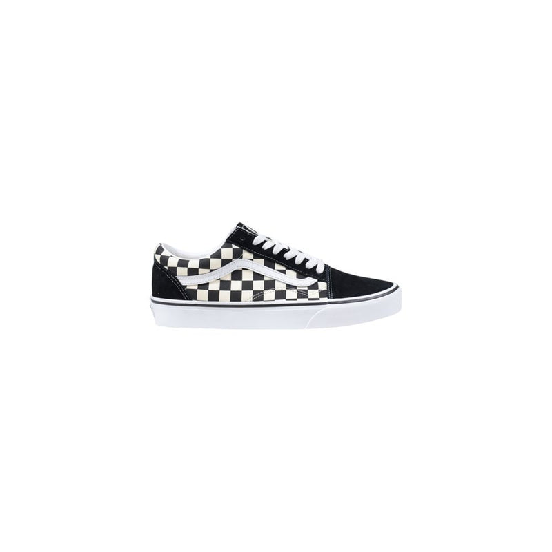 Black And White Fabric Sneaker