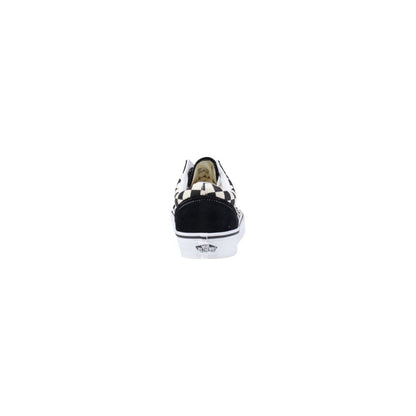 Black And White Fabric Sneaker