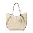 Beige Polyethylene Women Handbag