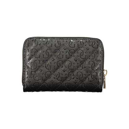 Black Polyethylene Women Wallet