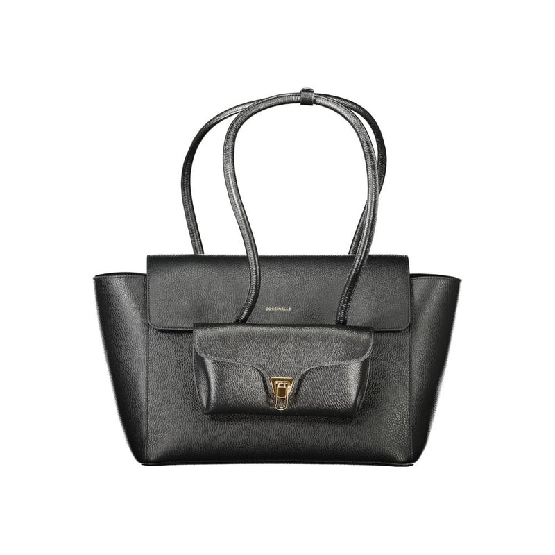 Black Leather Women Handbag