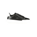 Black Leather Men's Sneaker
