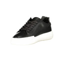 Black Leather Men's Sneaker