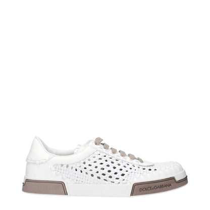 White Leather Low Tops