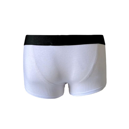 White Cotton Men Boxer