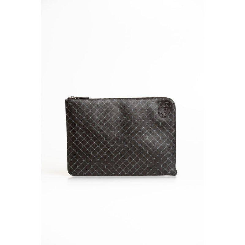 Black Leather Clutch Bag