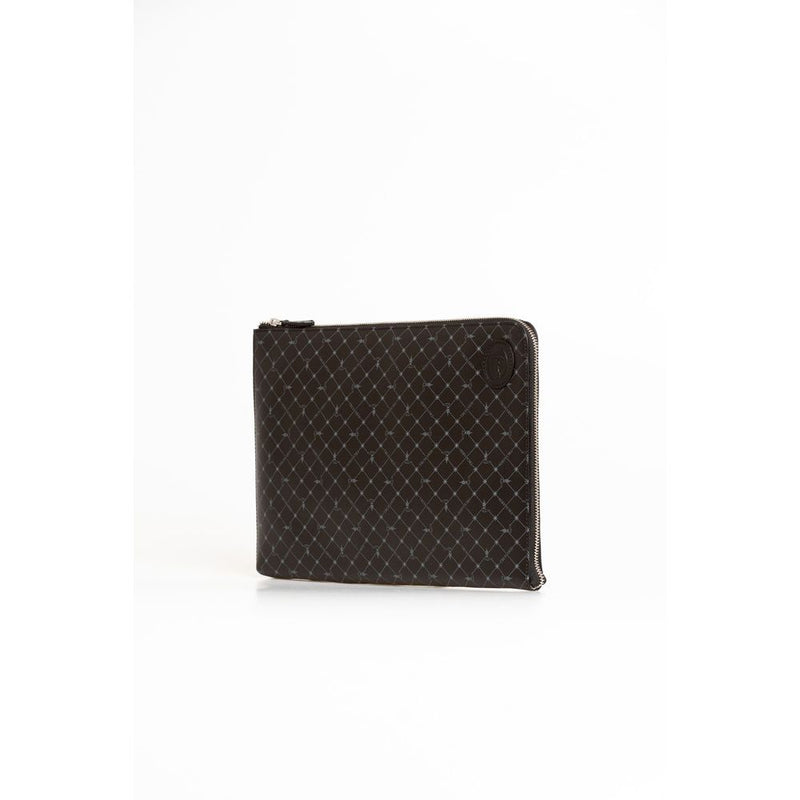 Black Leather Clutch Bag