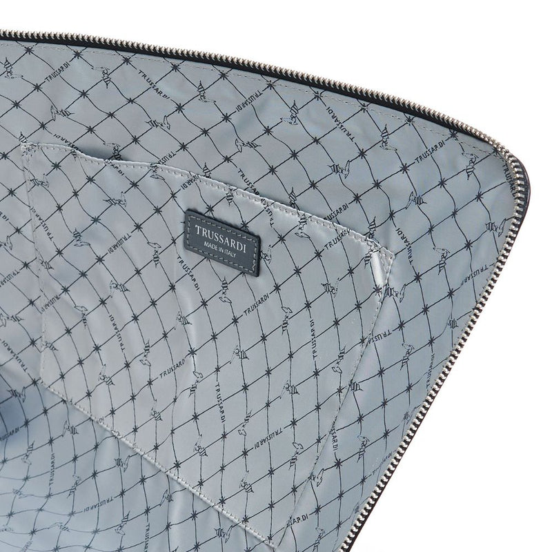 Black Leather Clutch Bag