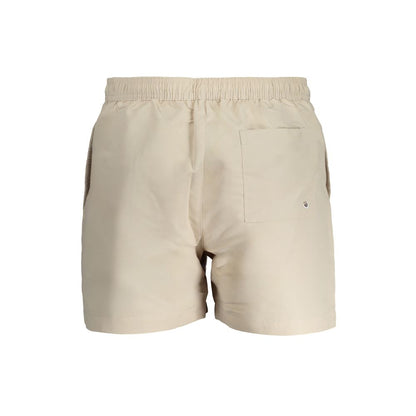 Beige Polyester Swimwear