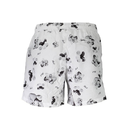 White Polyester Swimwear