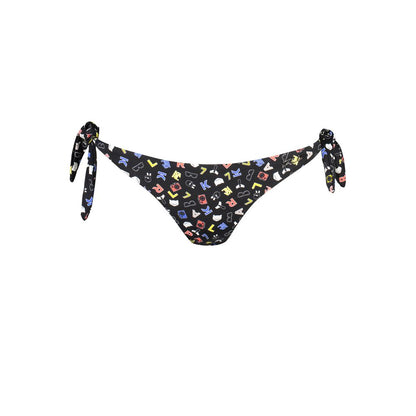 Black Elastane Swimwear
