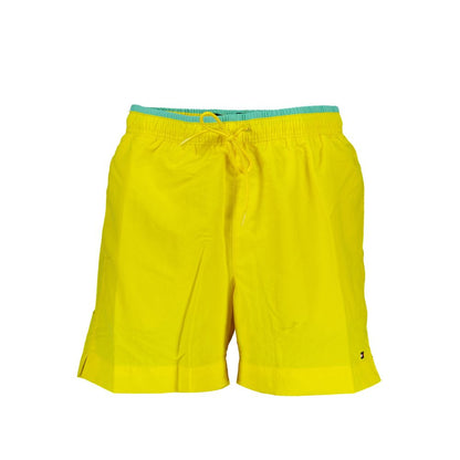 Yellow Nylon Swimwear