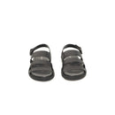 Black Leather Men Sandal