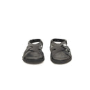 Black Leather Men Sandal
