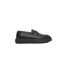 Black Cowhide Loafer