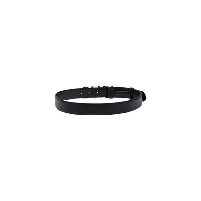 Black Artificial Leather Belt