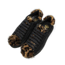 Black Leather Sneaker