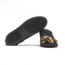 Black Leather Sneaker