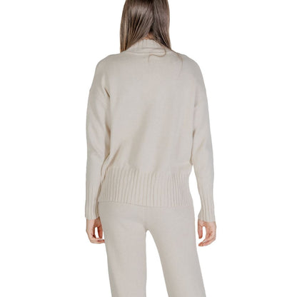 Beige Viscose Cardigan